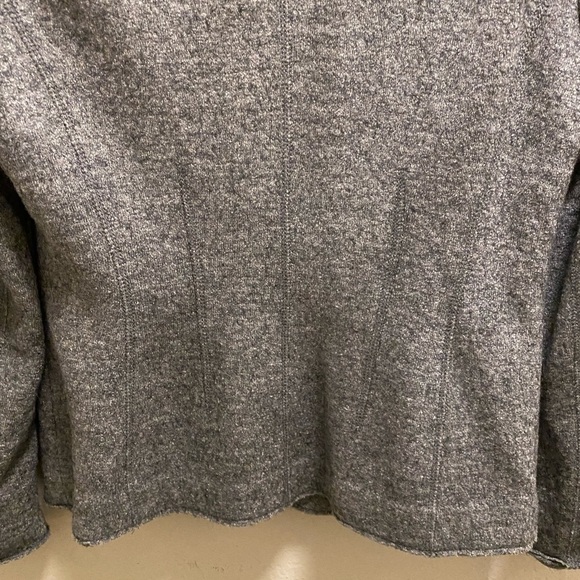Banana Republic Gray Wool Blend Blazer Size 4 - Picture 12 of 12